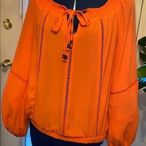 XOXO blouse  size med color orange